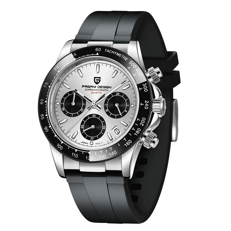 Original Stylish Six Hand Quartz Movement Watch