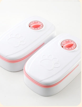 Original Automatic Pet Feeder Smart Food Dispenser For Cats Dogs Timer Stainless Steel Bowl Auto Dog Cat Pet Feeding Pets Supplies
