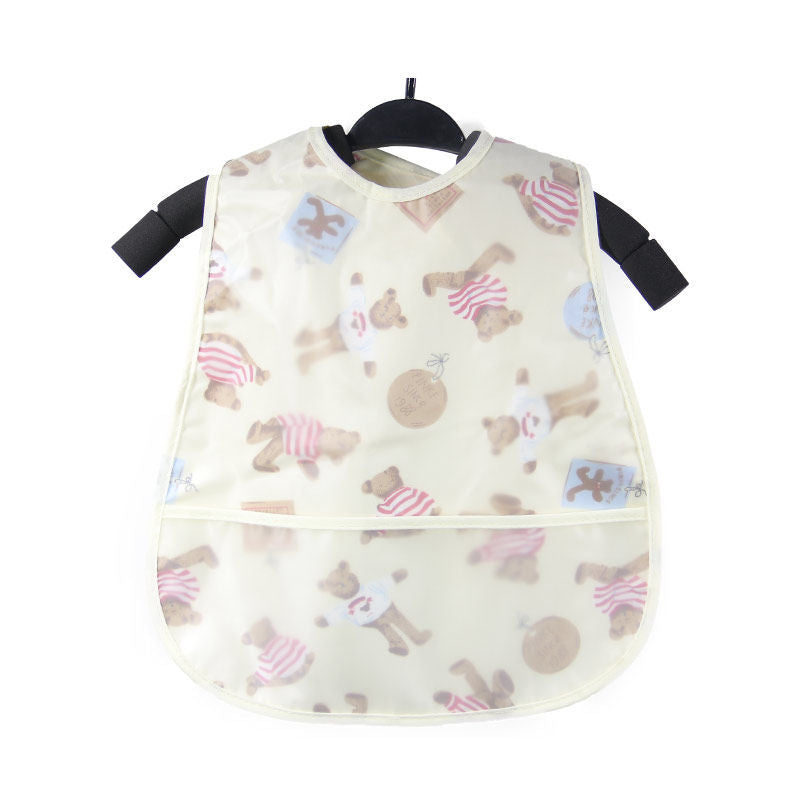 Baby eating bib girl baby waterproof children male painting apron