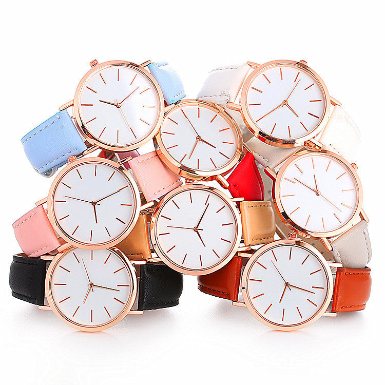Top Quality Strap Fashion style women watches quartz wristwatches woman Dress Watches clock