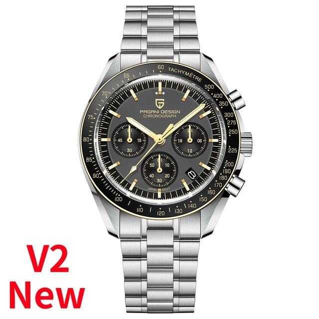 Original Quartz Watch Multi-function Calendar Waterproof Timing