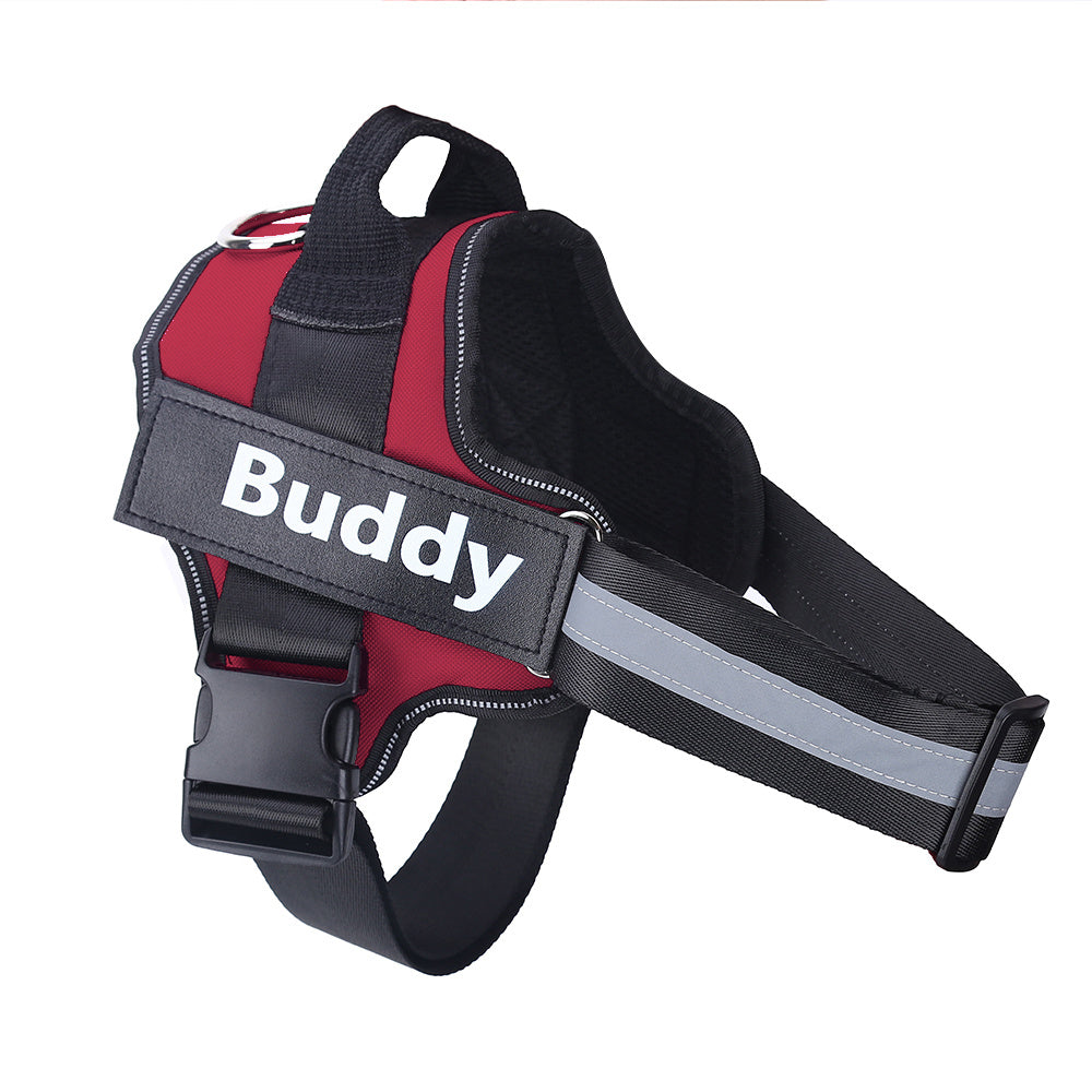 Original Dog Harness NO PULL Reflective Breathable Adjustable Pet Harness Vest For Small Large Dog Custom Patch Pet Supplies
