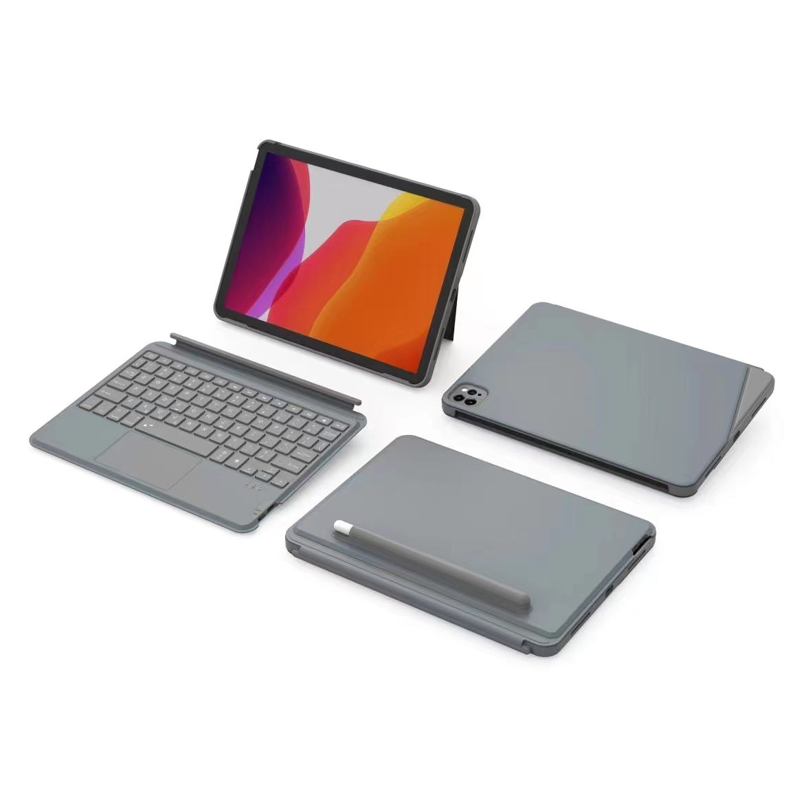 Ipad Tablet Separation Magic Control Bluetooth Keyboard Protective